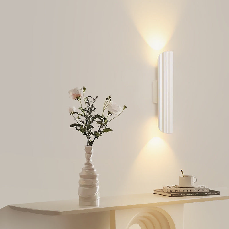 Modern Wall Sconce Light Fixture 6W LED 600 Lumens for Living Room Bedroom Hallway Entryway Indoor Minimalist Decorative Lighting