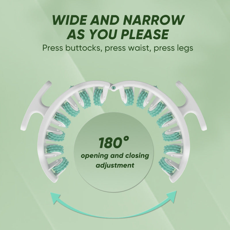 Cellulite Roller | 360° Deep-Tissue Massage Tool with Adjustable Width | Enhance Circulation for Toned Legs