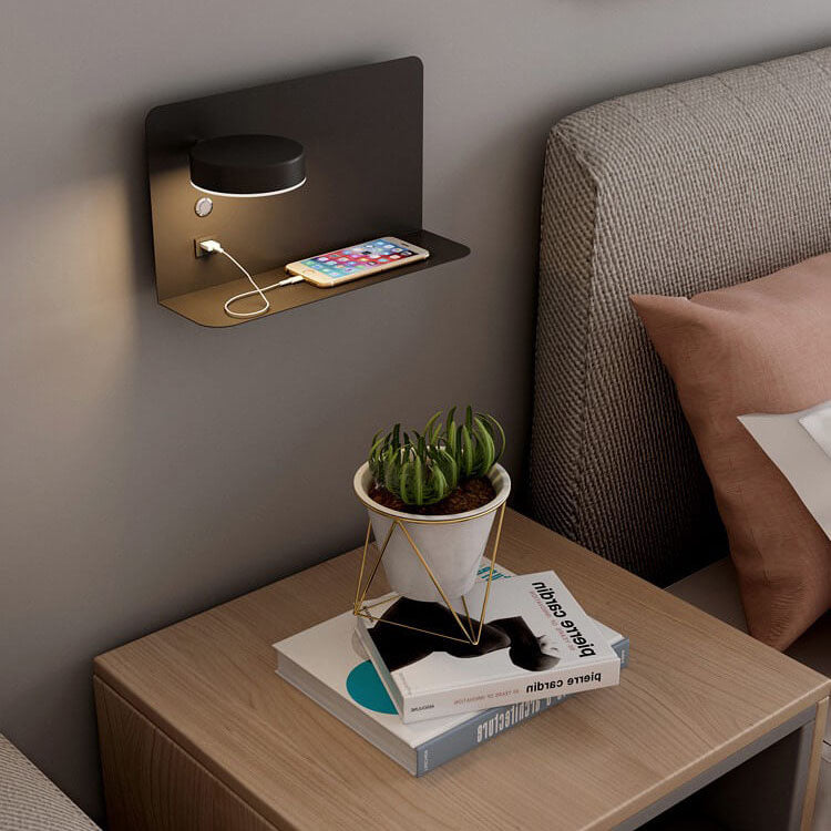 LED Wall Sconce 13 in Iron Acrylic Fixture Bedroom Bedside Hardwired Ambient Lighting Reading Task Lamp Hallway 12W 1200 Lumen Contemporary