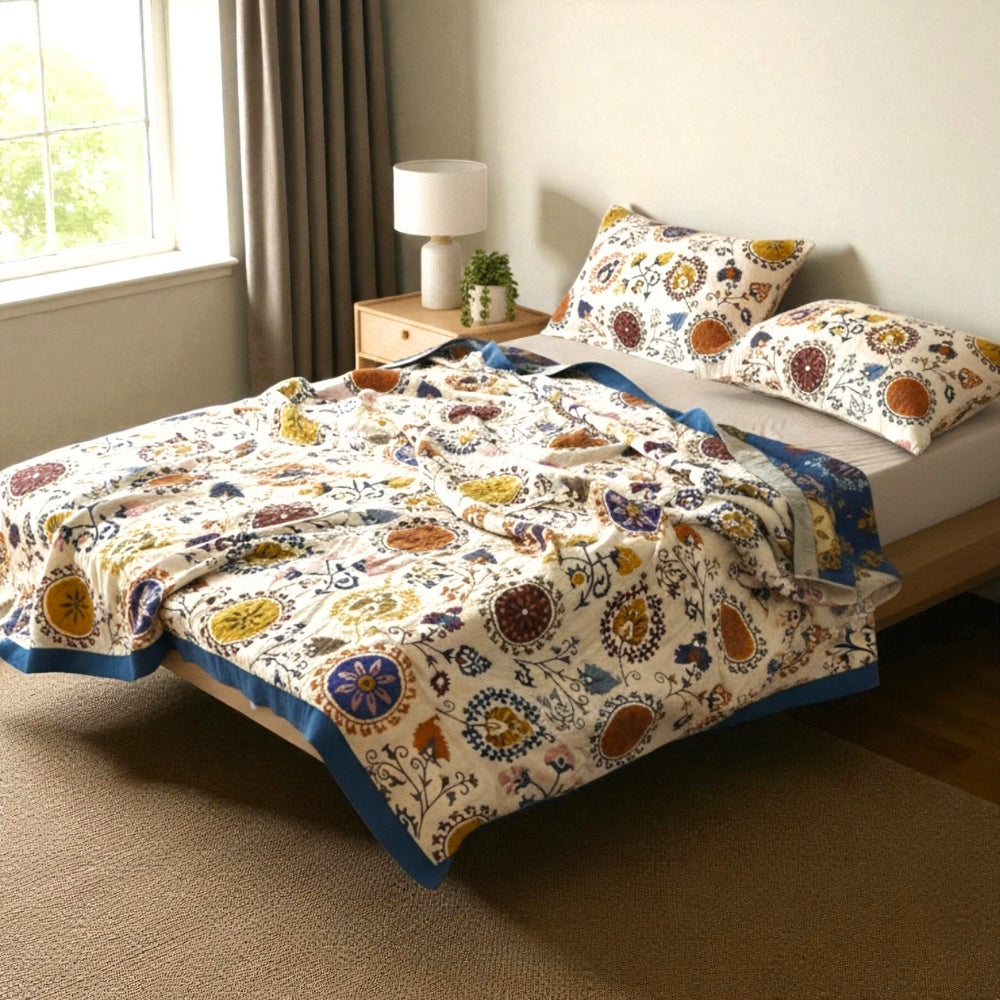 Breeze Coverlet - 100% Cotton, Lightweight Breathable Design