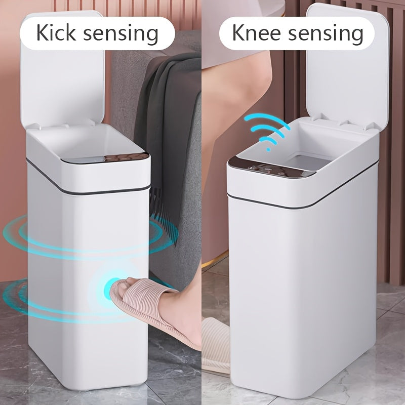 Smart Home | 11L Touch-Free Sensor Waste Bin with Dual Activation Modes | Sleek Design for Hygiene