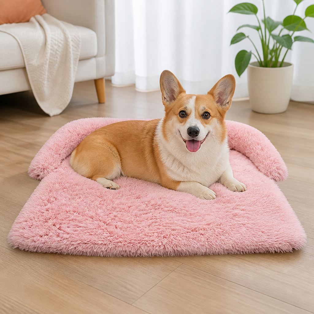 Ortekor All-Season Fluffy Washable Sofa Bed (Non-Slip Bottom)