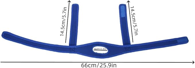 Jaw Support Strap for Snoring Relief – Adjustable Neoprene Chin Wrap for Sleep