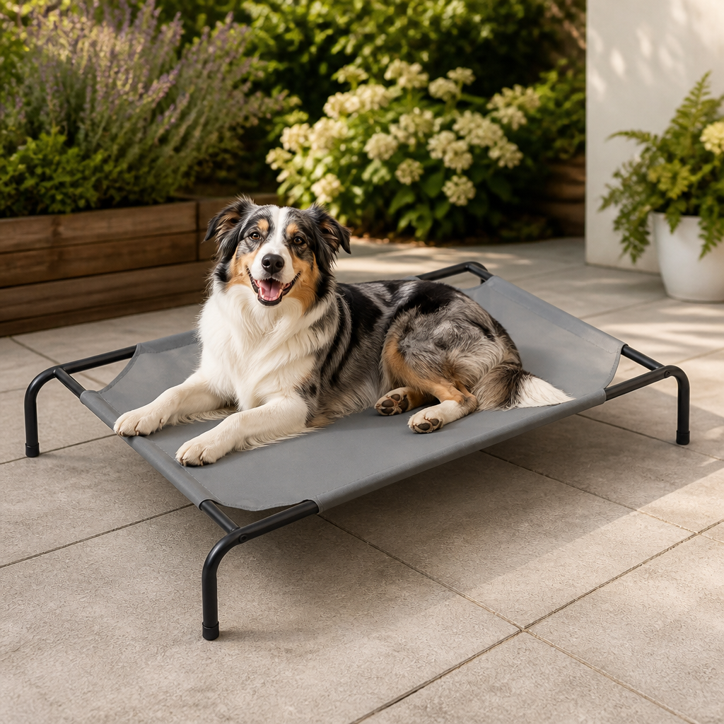 Ortekor Cooling Breathable Mesh Elevated Dog Bed