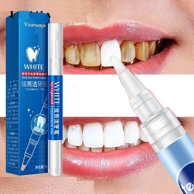 Teeth Whitening Gel Pen with Natural Formula, Portable Teeth Whitening Pen for Coffee Stains, Instant Teeth Whitening