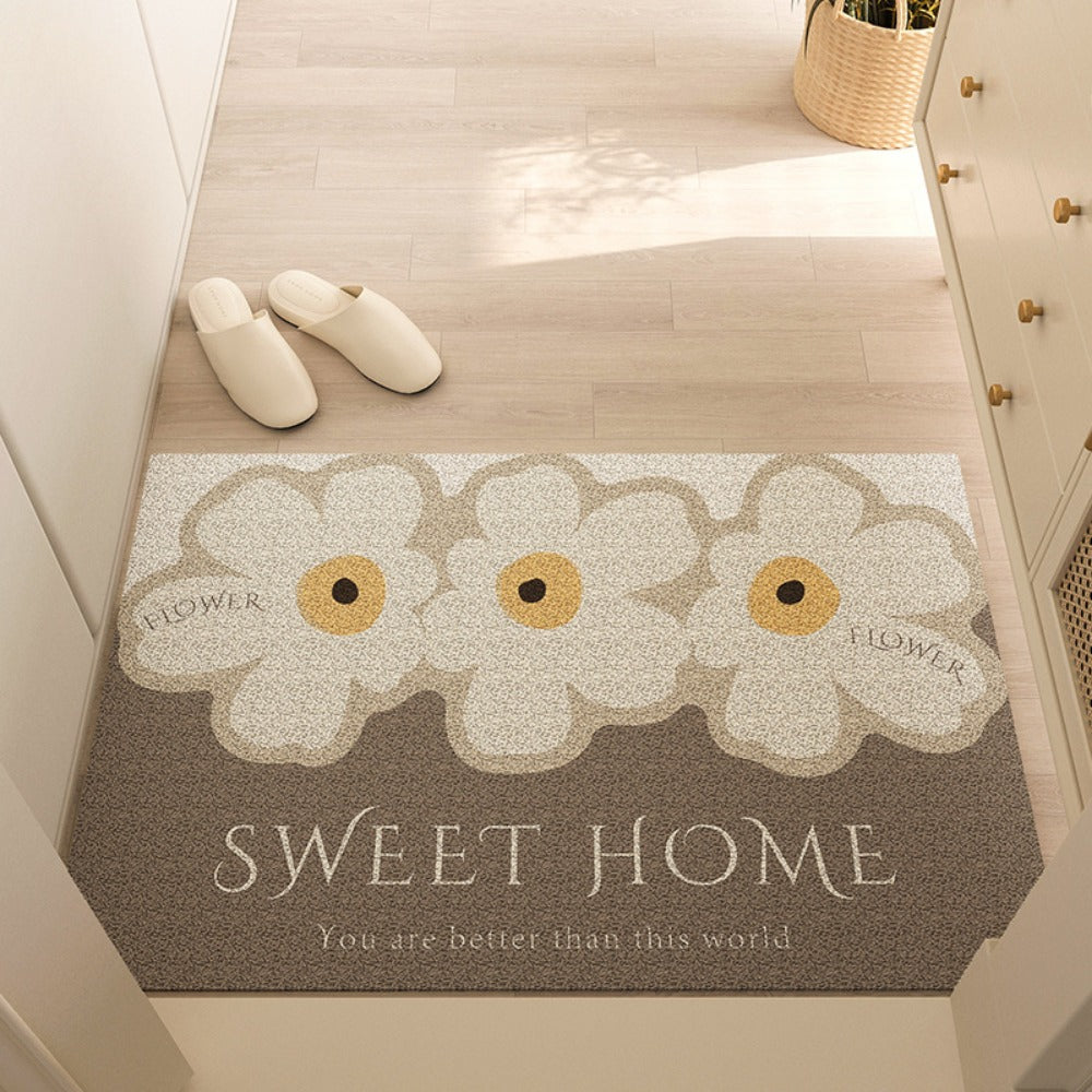 Non-Slip Entry Mat with Rubber Backing for Indoor & Outdoor Use – Absorbent, Washable Door Mat for Entryway, Kitchen, Bathroom & Patio