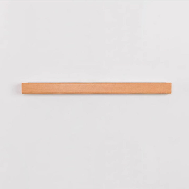 Wooden LED Vanity Light Bar for Bathroom Mirror – Hardwired Linear Fixture in Multiple Lengths, Warm & Cool Options, Slim Modern Design for