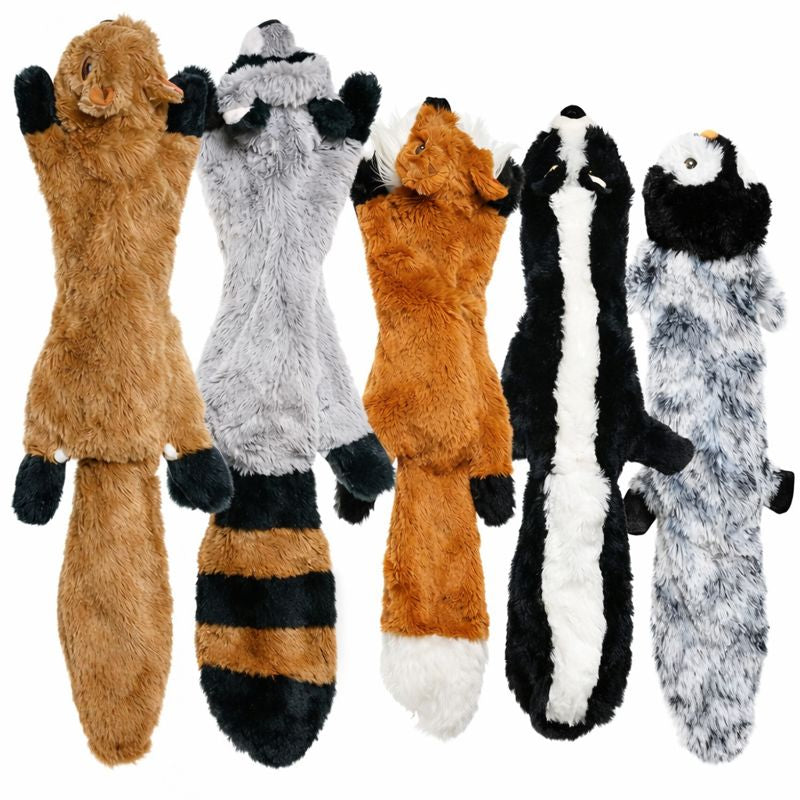 Playful Plush Dog Toy with Squeaker & Crinkle Sounds | Durable Fleece for Engaging Fun