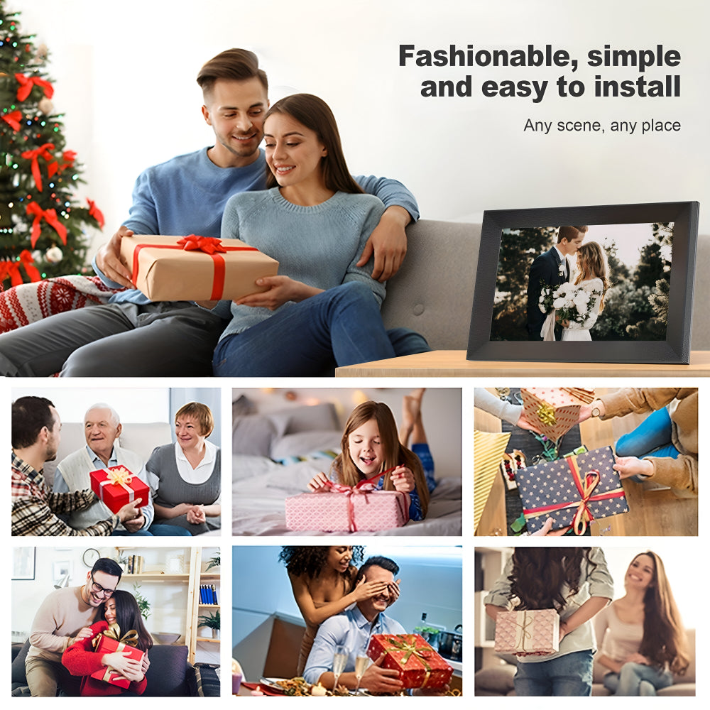 WiFi Digital Photo Frame with Touchscreen HD Display | Instant Photo Sharing for Family Memories