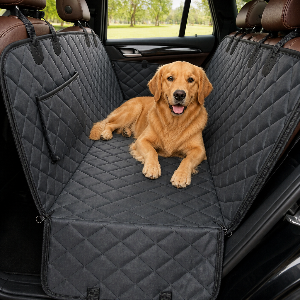 Ortekor 600D Waterproof & Nonslip Car Seat Cover (Hammock Style)