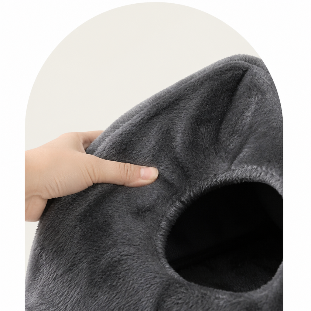 Ortekor Enclosed Plush Triangle Cat Nest