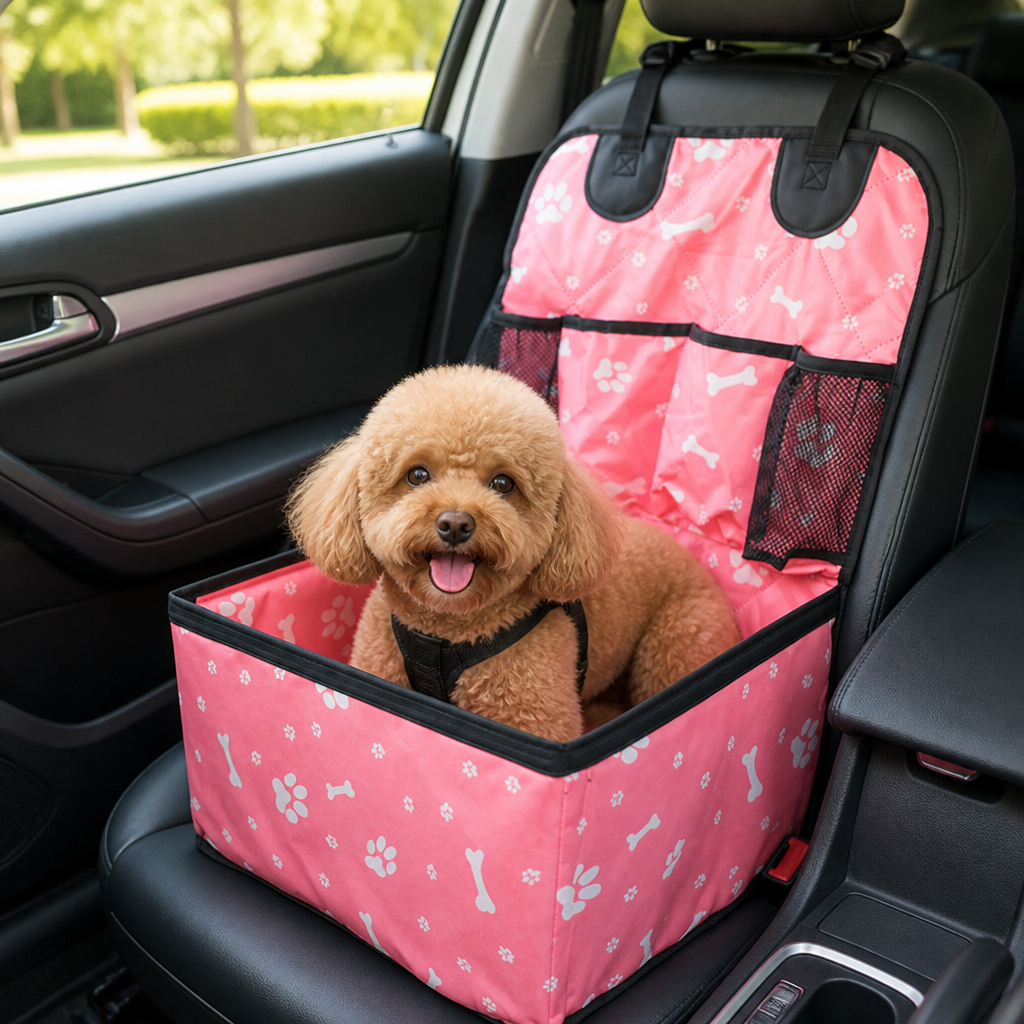 Ortekor Oxford Cloth Stain-Resistant & Washable Car Seat Mat (Front Passenger)