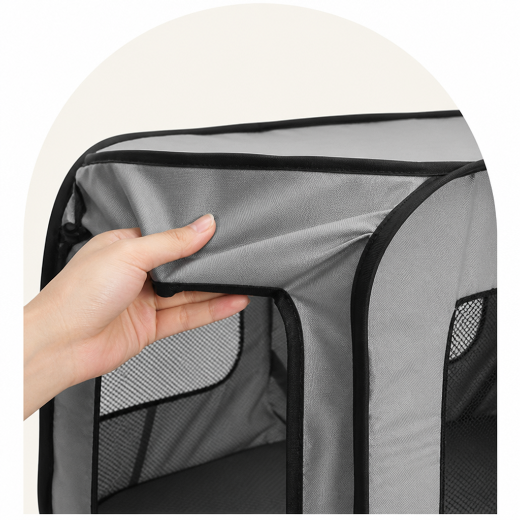 Ortekor Pop-Up Foldable Oxford Fabric Travel Crate