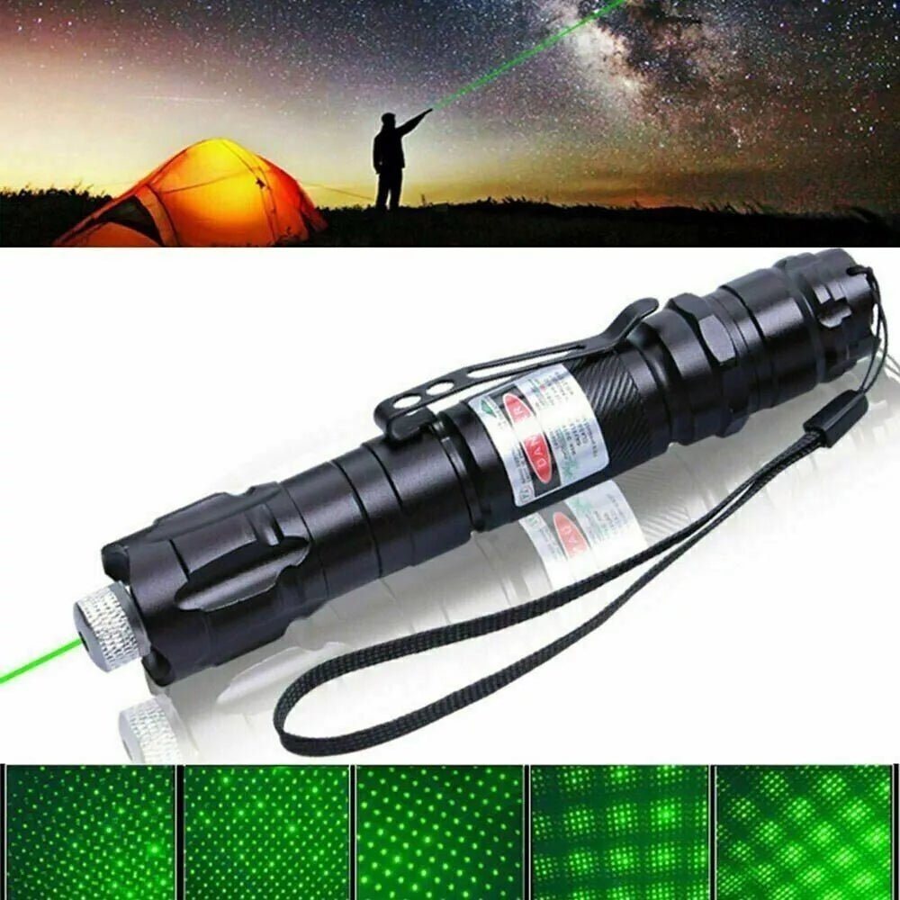 Rechargeable Presentation Laser Pointer – 532nm Emerald Beam, 6,500ft Range, USB Charging – Sky Mapping Tool, Meeting Aid, Outdoor