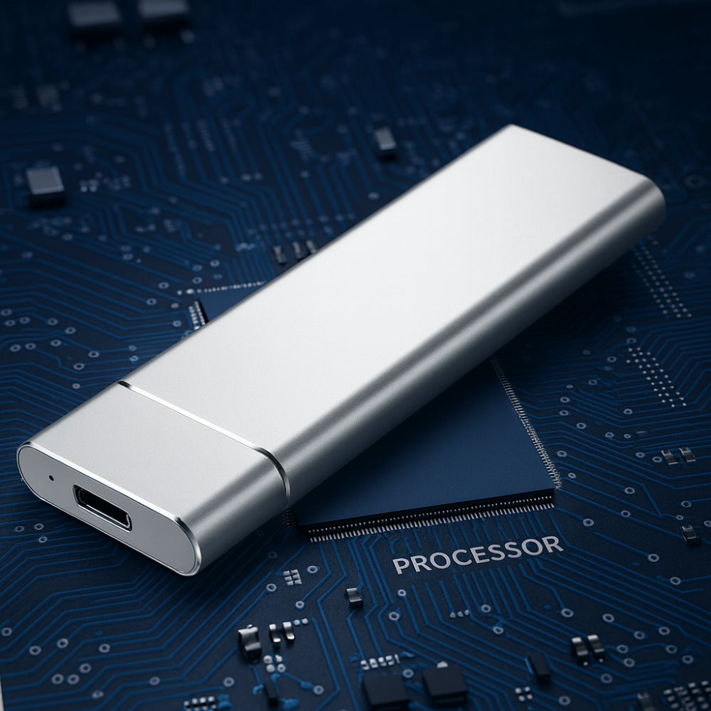 Portable Storage Device | 500GB External Hard Drive with High Transfer Speed | Lightweight Aluminum Design for Easy Mobility