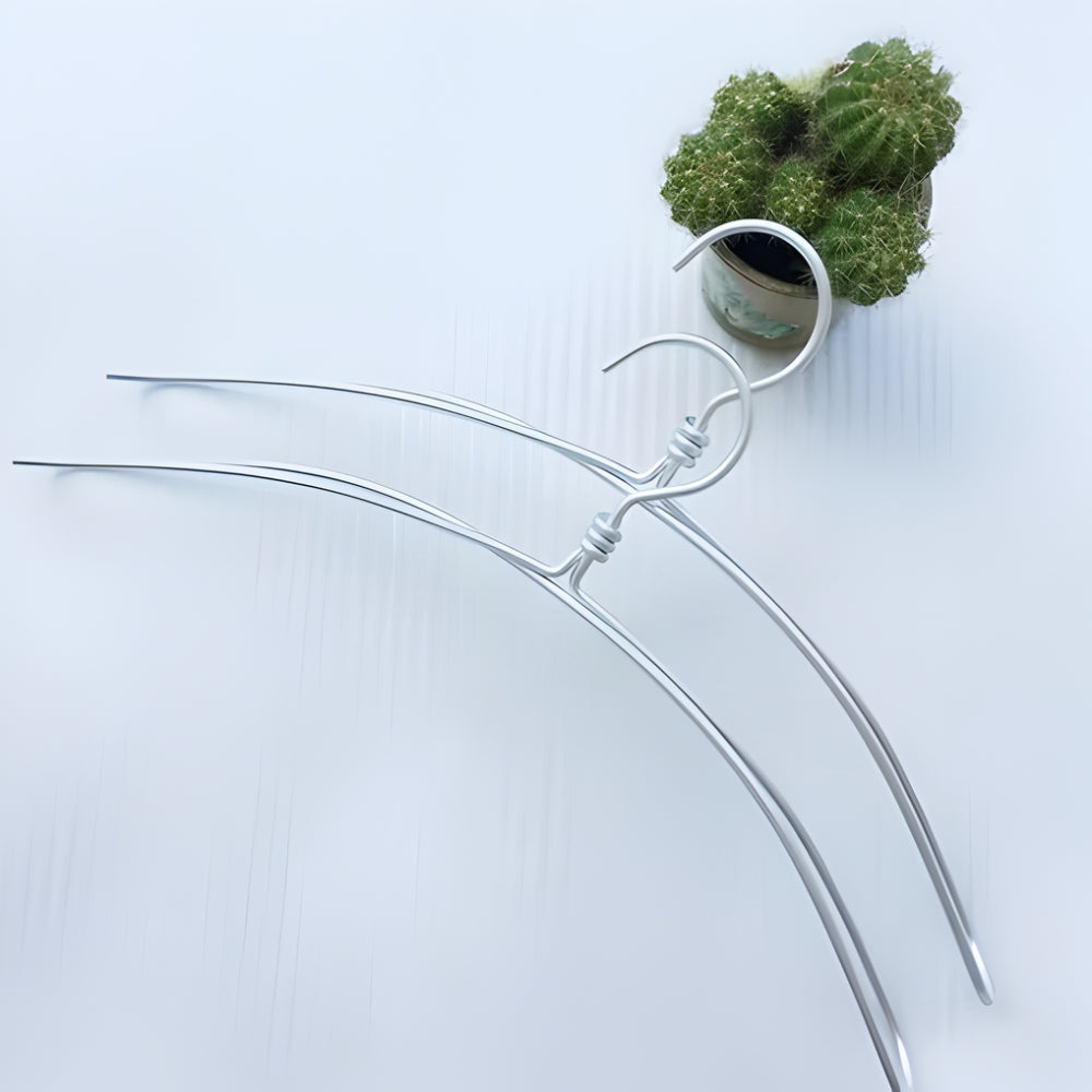 Elysium Clothes Hanger Set - Extra Wide Aluminum, 6 Pieces