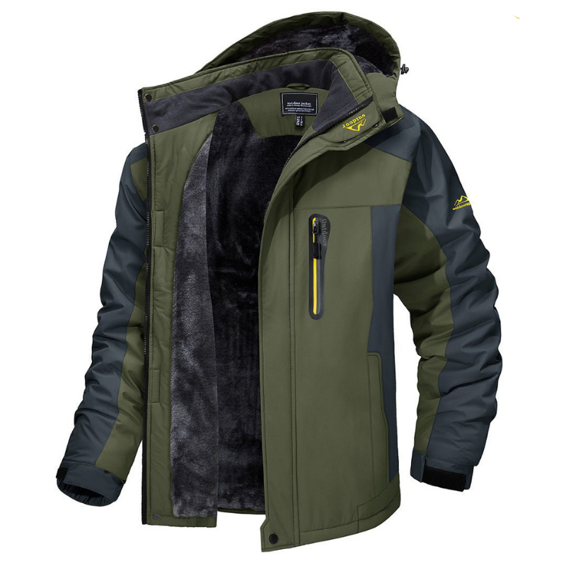Men's Insulated Winter Parka Jacket for Cold Weather Hiking Camping Skiing Outdoor Adventures Year-Round