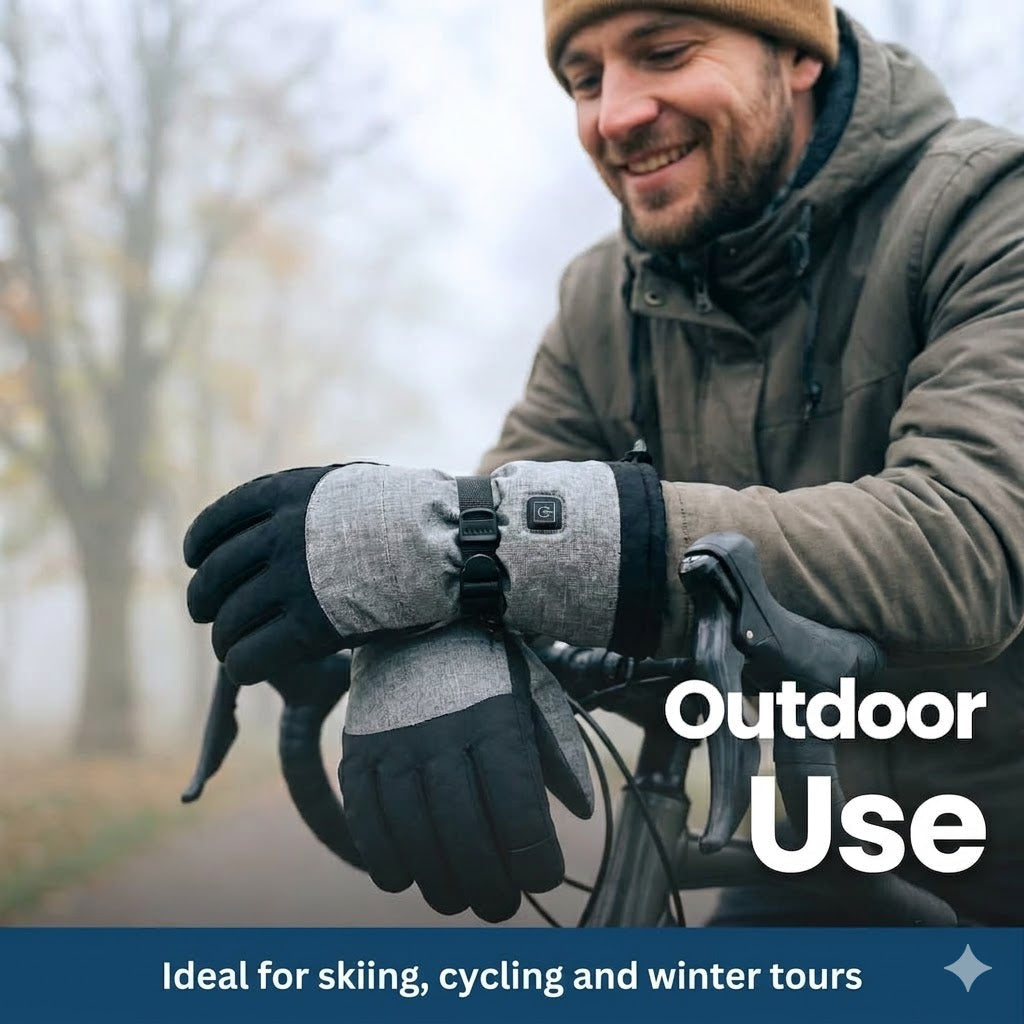Warm Touch Insulated Gloves with Adjustable Heat Settings