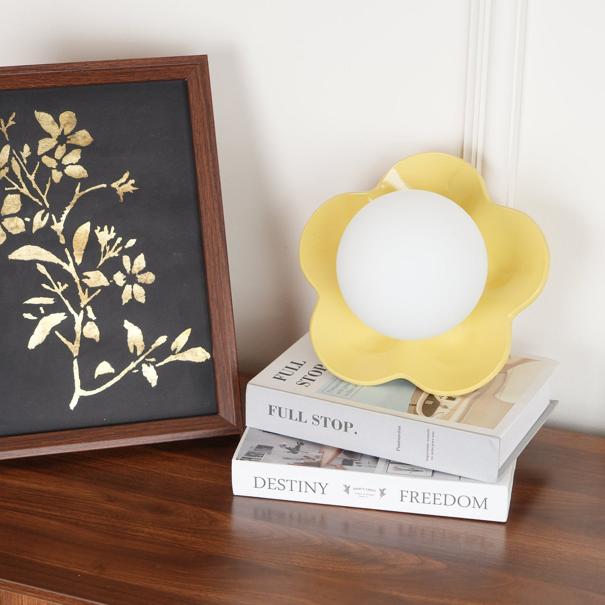 Resin Flower Sconce Light 8 in White Purple Yellow for Bedroom Living Room Hallway G9 Bulb Base Indoor Accent Fixture