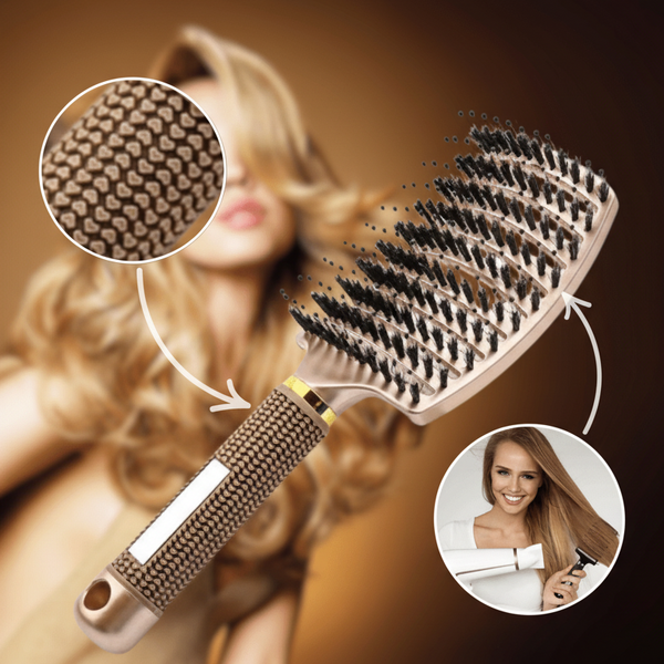 GENTLEGLIDE – Pain-Free Detangling Hairbrush for Smooth, Healthy, Shiny Hair