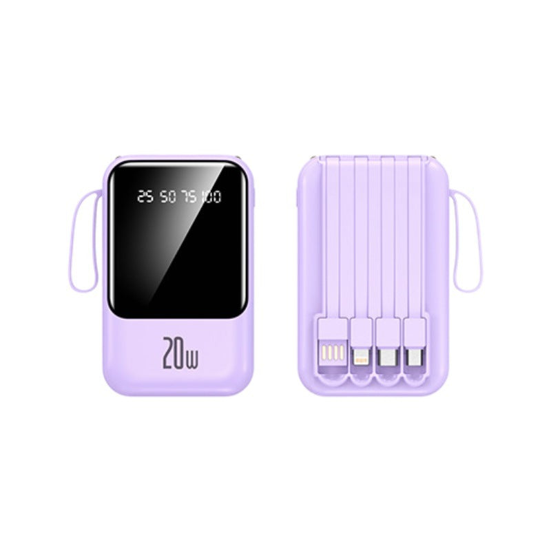 Portable Charger | Power Bank with Fast USB-C Charging & Digital Display | Compact Design for On-the-Go Use