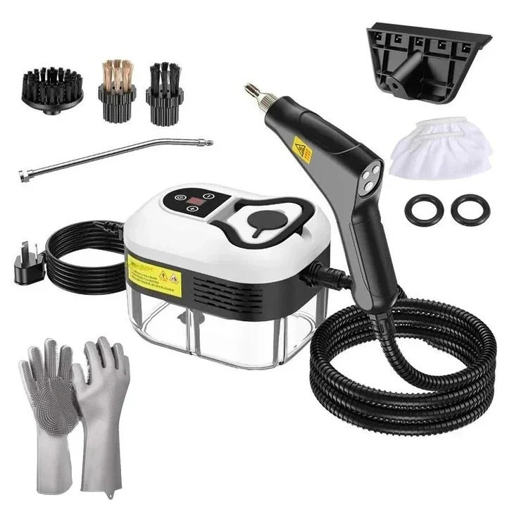 Steam Cleaner 2500W with Heat Resistant Gloves, Floor Steam Cleaner for Home and Car, Steam Cleaning Machine
