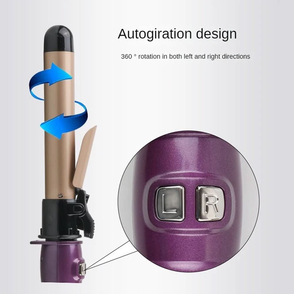 Cordless Curling Iron | Portable Hair Curler with Quick Heat-Up for Lasting Curls