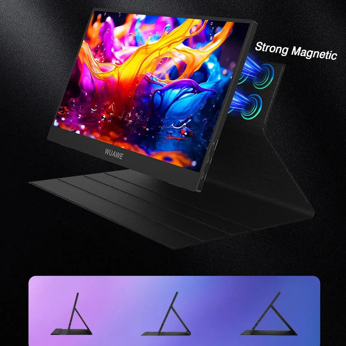 Portable Monitor for Laptop, 14 Inch 1080P Laptop Monitor, USB C HDMI Monitor for Travel and Work