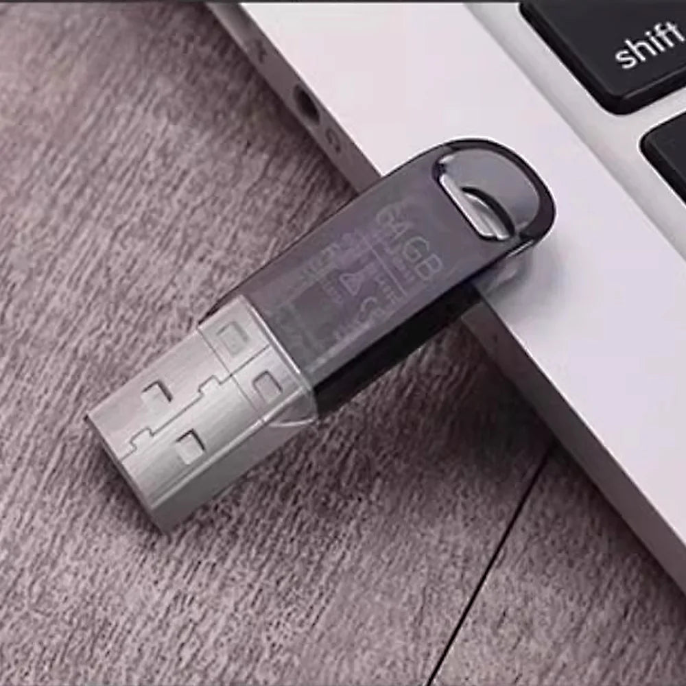 Secure Tech | Portable Encrypted USB Flash Drive with Metal Body | Compact Storage for Safe File Transfer
