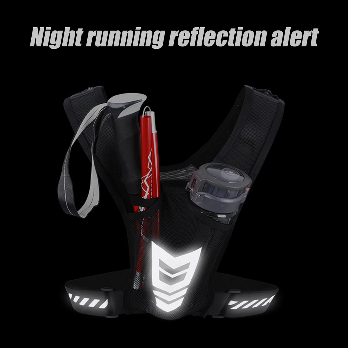 Active Gear | Ultra Light Running Vest with Hydration Holder & Phone Pocket | Comfortable Fit for Outdoor Sports