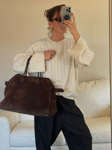 Vegan Leather Handbag with Spacious Design & Convertible Style | Elegant Accessory for Everyday Use