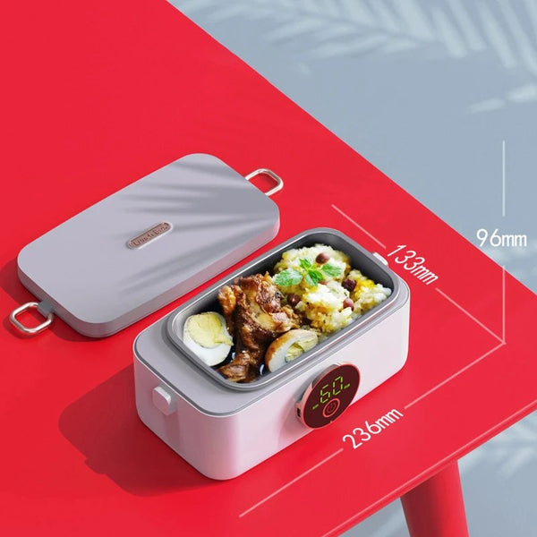 HEATMATE – Cordless Electric Lunch Box with 16000mAh Battery and Adjustable Heating for Warm Meals Anywhere