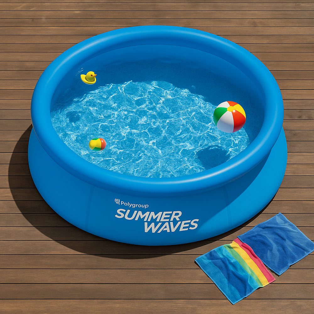 Ortekor Inflatable Pool | Easy Setup with Filter Pump | Spacious Family Fun for Summer Enjoyment