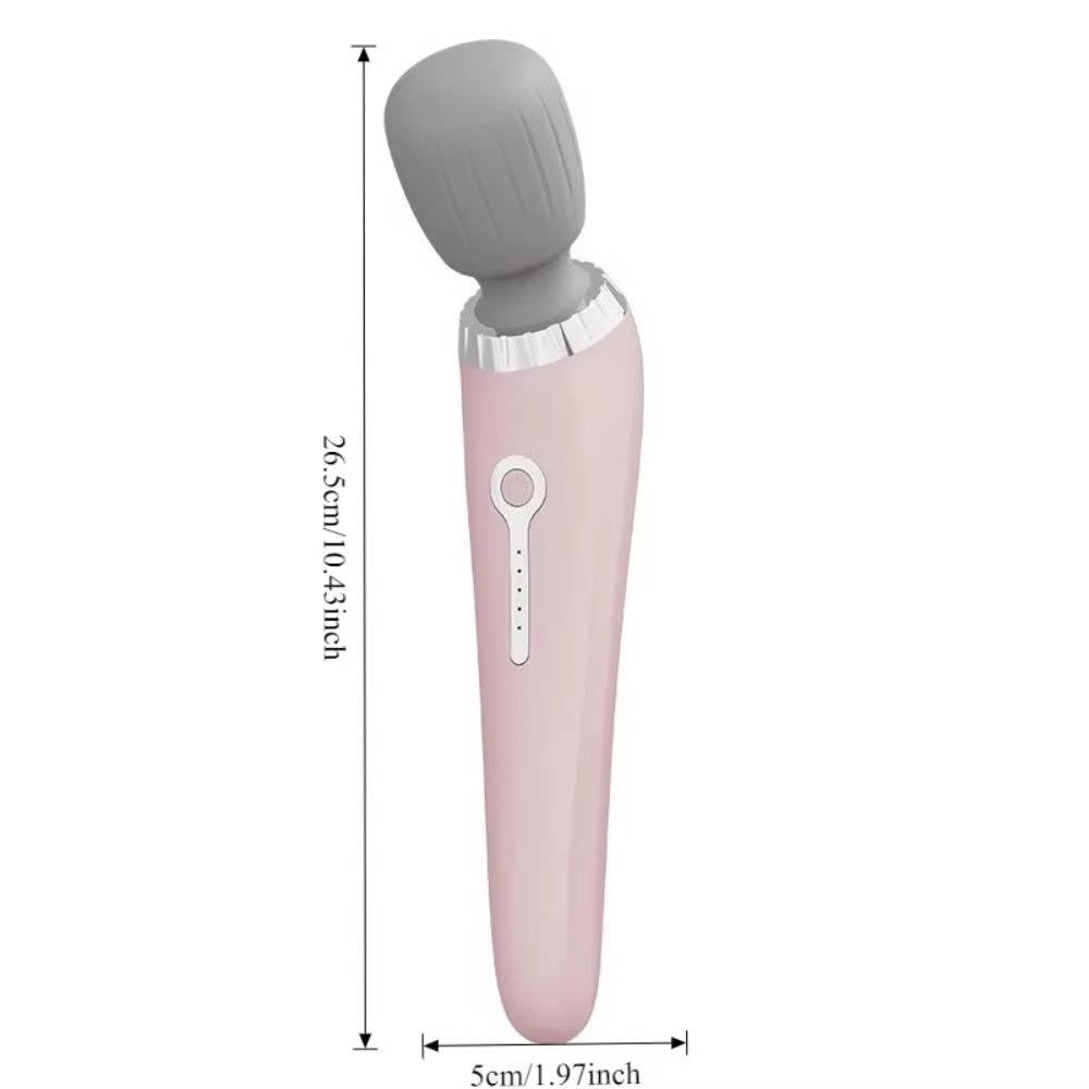 Compact Wireless Massage Wand, 5 Speed Rechargeable Back Massager