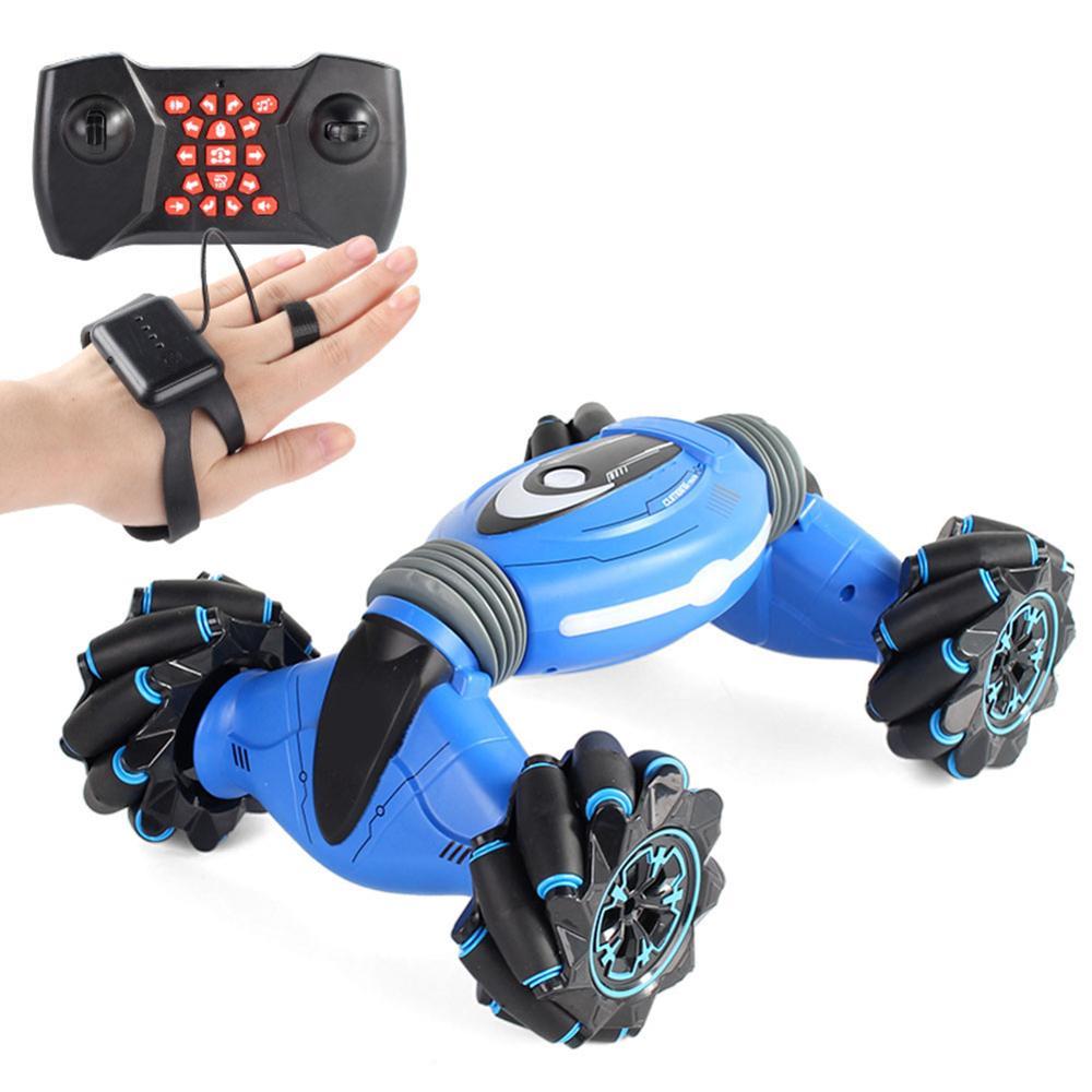 Hand Motion RC Car with 360° Flip Action & Wristband Controller for Kids Ages 6+