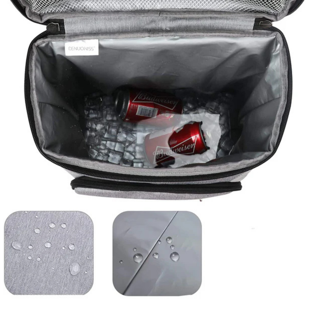 Insulated Backpack Cooler with Padded Straps – Leak-Proof Food & Drink Pack for Hiking, Beach, Camping & Travel