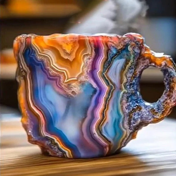 Delicate Glass Mug for Hot Coffee Tea
