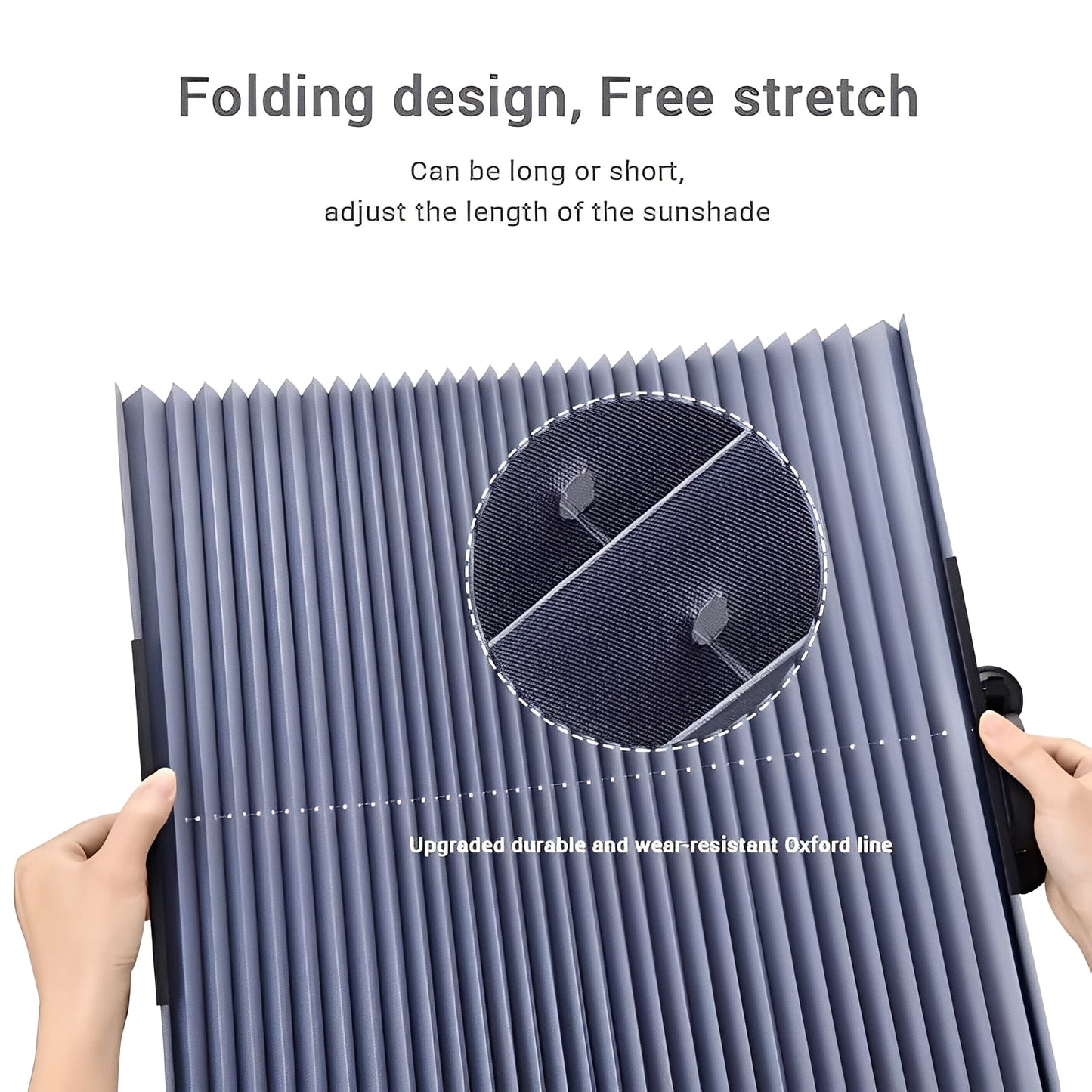 Car Window Shade Curtain Blocks Sun Rays