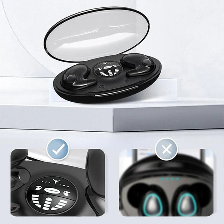 Compact Bluetooth Earbuds with Mic and Charger Case