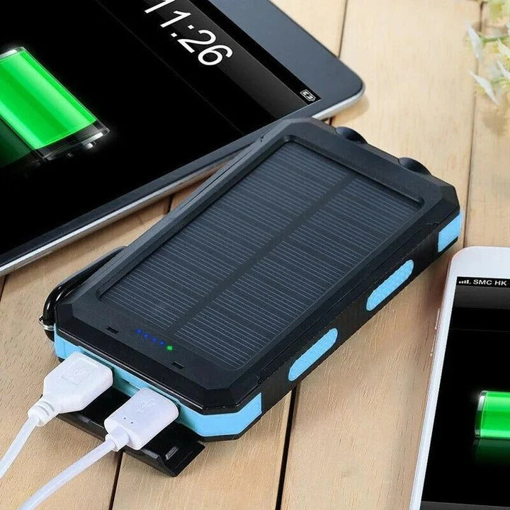 Compact Outdoor 30000mAh Solar Charger Battery