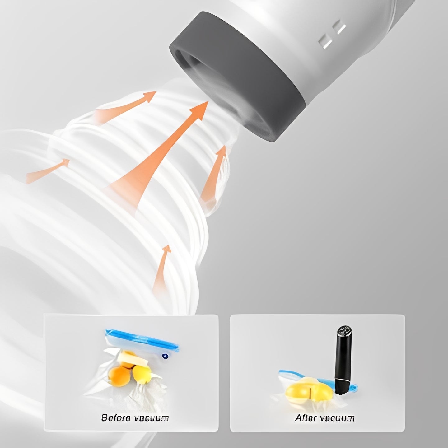 Automatic Food Saver for Airtight Storage Bags