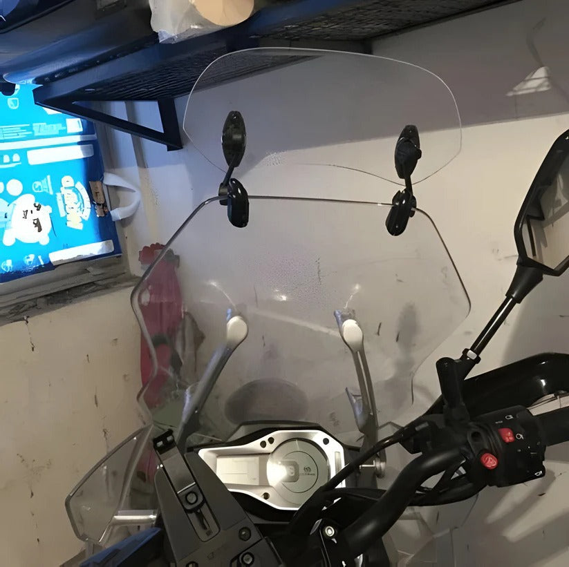 Universal Bike Windshield Extension Kit with Easy Mount