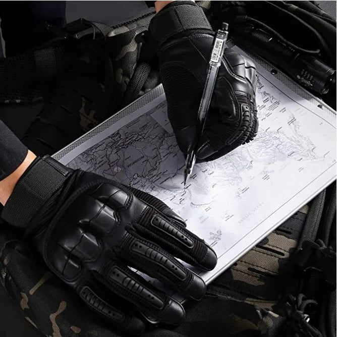 Durable Work Gloves with Padded Fingers and Mesh Palms
