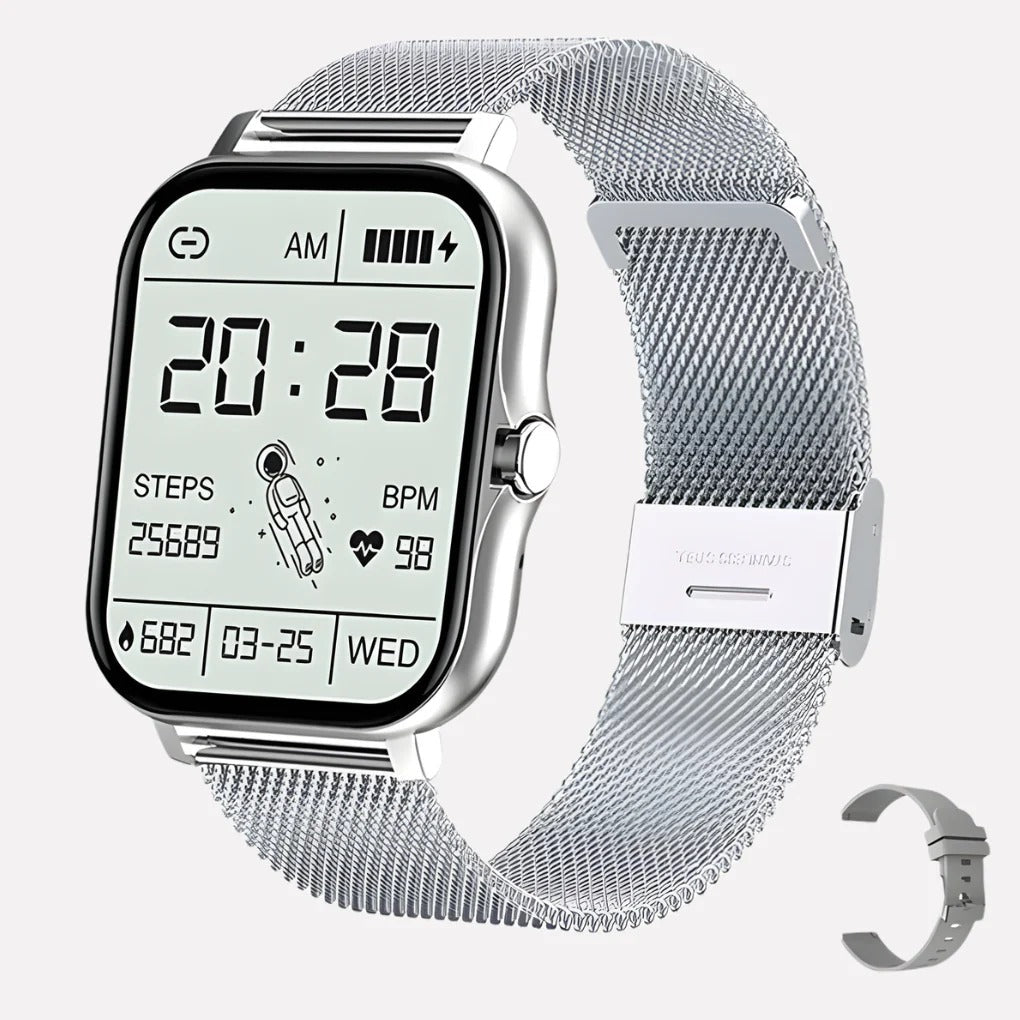 Waterproof Fitness Tracker Watch with SOS Alert