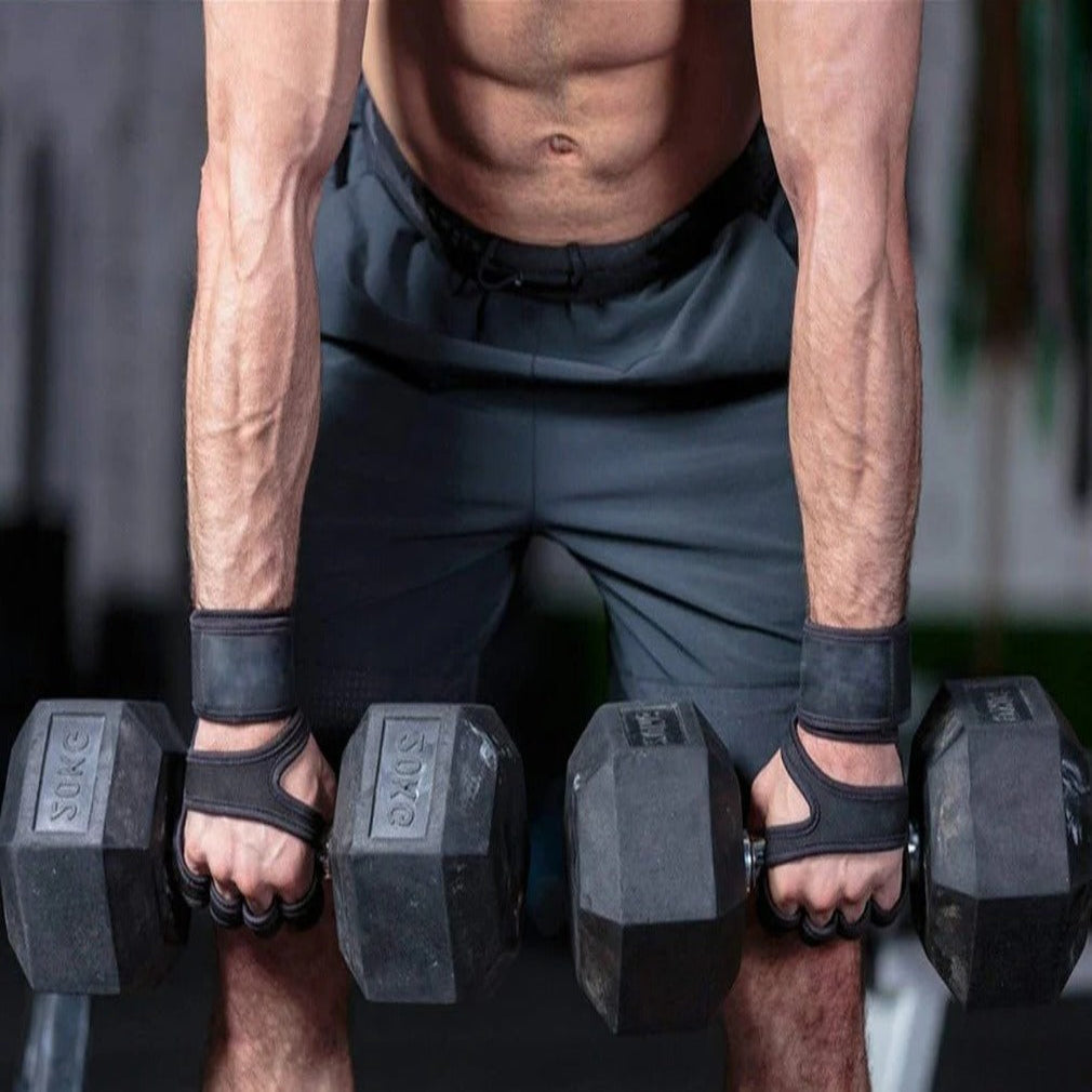 Ventilated Fingerless Sports Gloves for Men