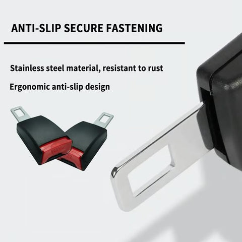 BuckleEase | Car Seat Belt Extender with Quick Click Setup | Universal Fit for Comfort and Safety