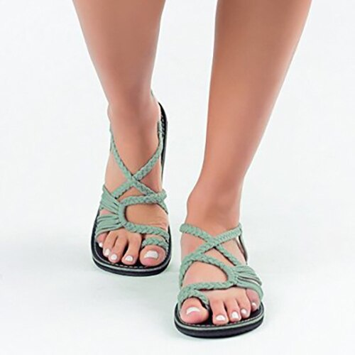Women's Cushioned Slip-On Flat Sandals – Lightweight Shock-Absorbing Summer Slides for Daily Wear, Travel & Walking