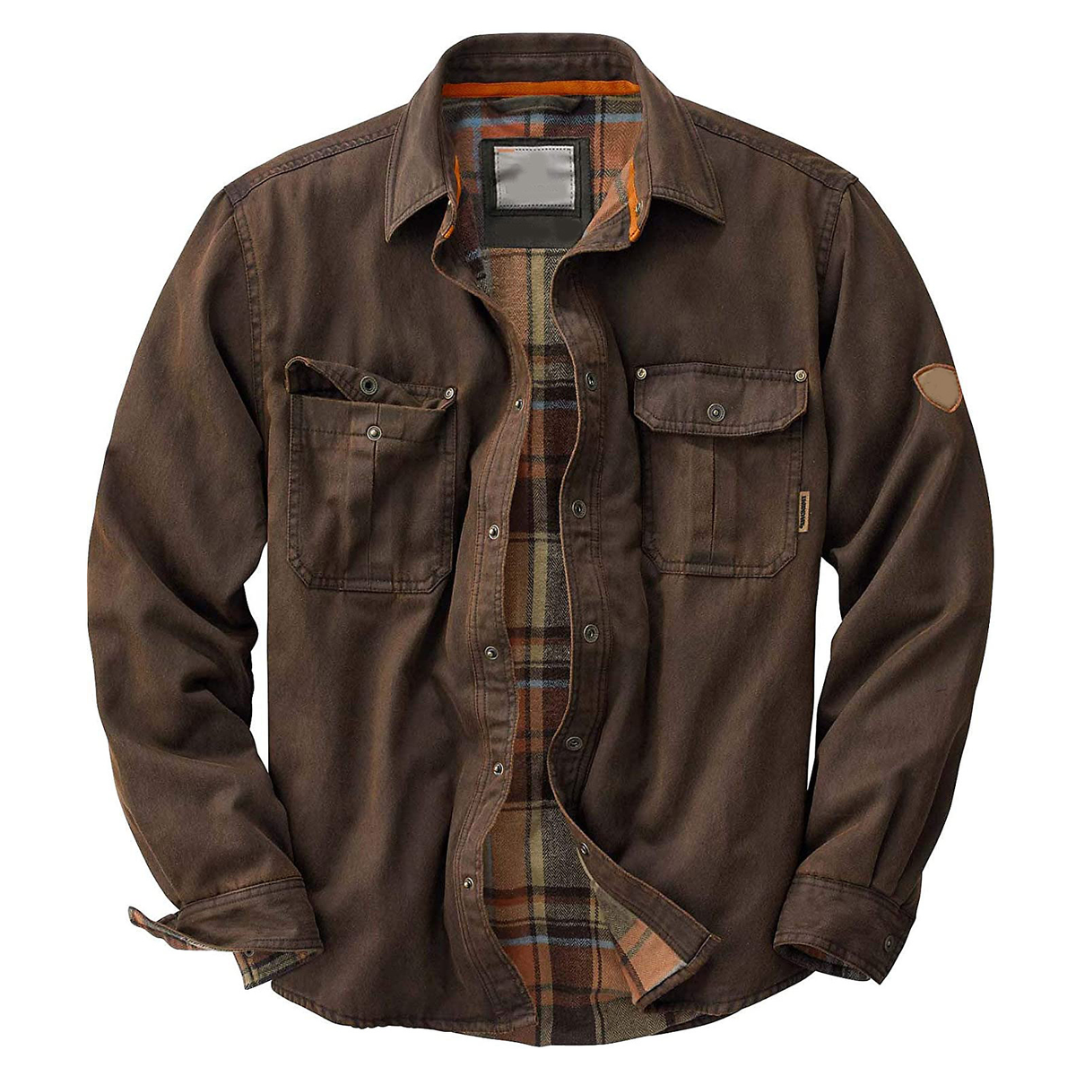Waxed Canvas Work Jacket for Men – Water-Resistant Outdoor Coat for Fall, Winter & Spring