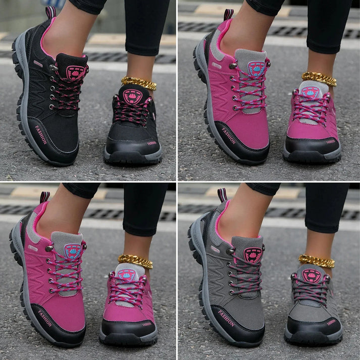 Women's Waterproof Hiking Boots with Breathable Comfort and Grip Sole for Outdoor Trails, Forest Walks & Everyday Adventures