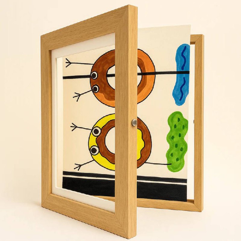 Children's Large A4 Picture Frame with 150 Page Storage